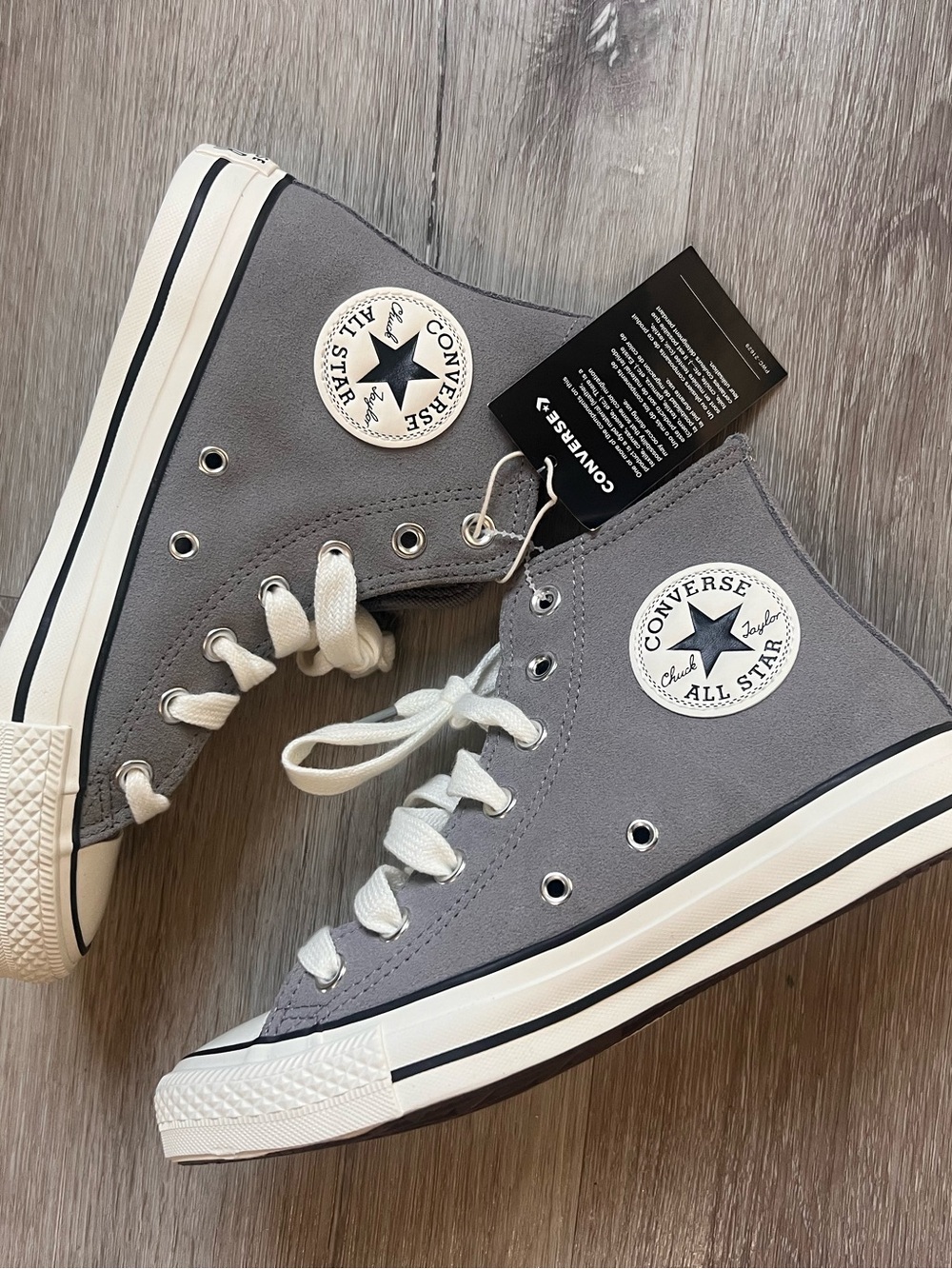 Converse Kids Gray High Top Chuck Taylor All Star Sneakers